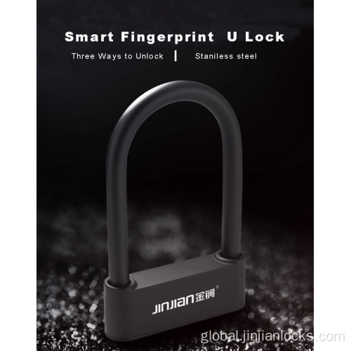 Wifi Fingerprint U Lock IP67 Waterproof Lock WiFi App Smart Electronic lock Supplier